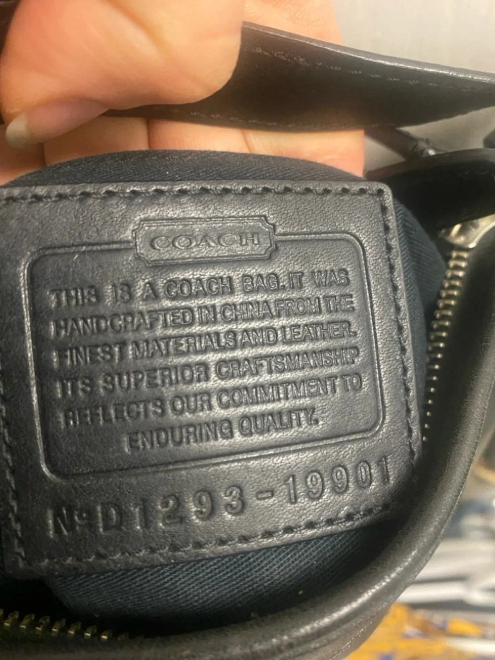 2012 coach legacy mini duffel